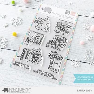 Mama Elephant Clear Stamps - Santa Baby